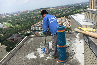 中国院子平顶屋面防水堵漏案例
